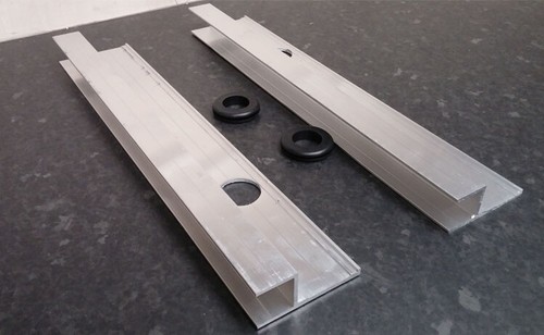 Aluminium dropside end caps - dropside,