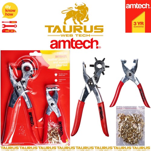 Amtech revolving leather punch - amtech,