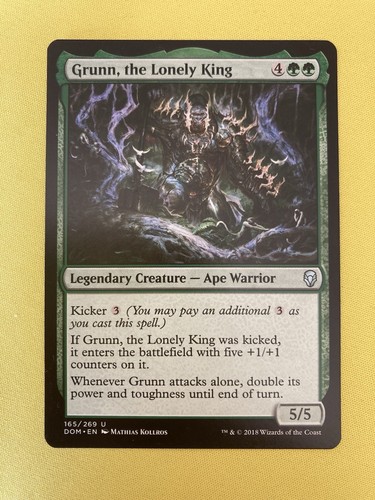 Grunn the lonely king - the,