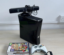 XBOX 360 SLIM CONSOLE & GAMES BUNDLE GC TESTED