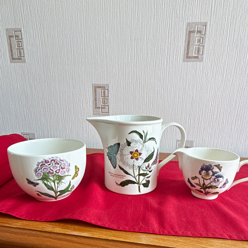 Floral ceramic creamer - ceramic, &
