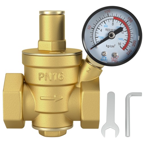 Dn25 brass adjustable water - 1",