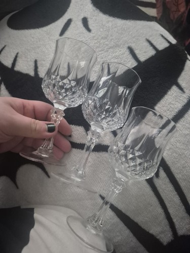 Crystal sherry glasses - crystal,