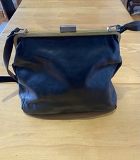 Ally Capellino Shoulder/crossbody Black Leather Handbag. Gently Used.