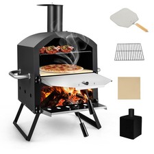 Portable Outdoor 2-Layer Pizza