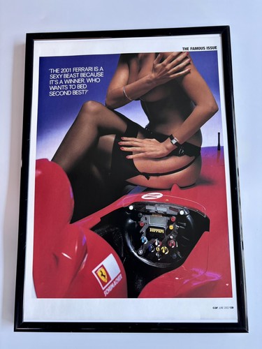 Framed ferrari f2001 v10 - framed,