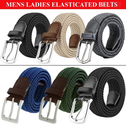 Enzo elasticated belts mens - elasticated,