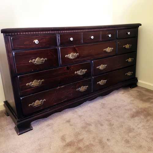 Wood bedroom dresser drawer - wood, 10