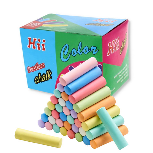 100 coloured dustless - 100,