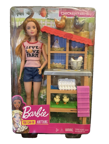 Barbie chicken farmer - barbie, doll