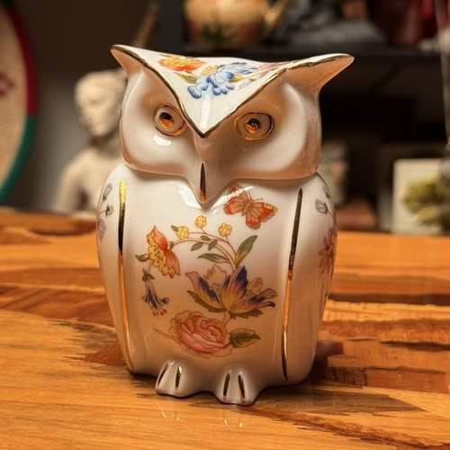 Aynsley pembroke owl trinket - owl,
