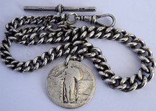 Antique solid silver pocket