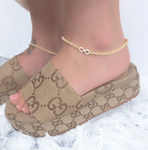 Ladies ankle bracelet 9ct - bracelet,,