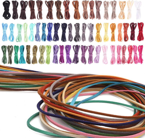 Leather cord 3mm - cord, 60m