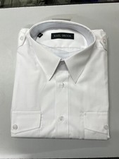 Rael Brook 8501P White Long Sleeve Pilot Shirt