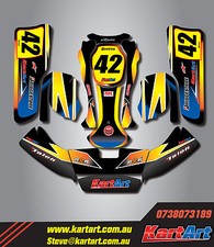 CRG new age 2 custom KART ART sticker kit SUNRISE STYLE / graphics 