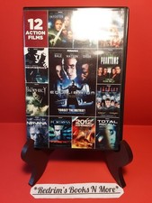 12 Action Films Movie Collection DVD Widescreen Equilibrium Total Recall More
