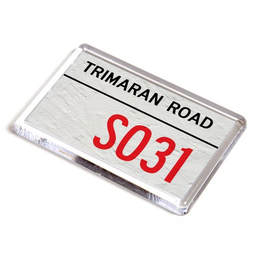 Fridge magnet trimaran road - fridge,