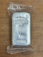Umicore 1kg Fine Silver Bullion Investment Cast Bar  .999 - Sealed