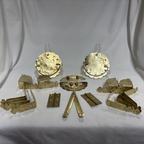 Vintage asian antique brass - vintage,