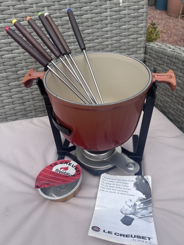 Vintage creuset orange red - le,
