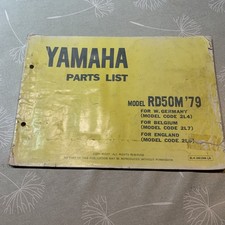 Genuine Yamaha RD50M 79 Parts