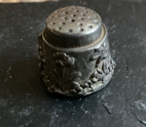 Vintage pewter small 2cm - vintage,