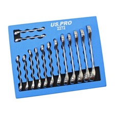 US PRO Stubby Spanners 14pc