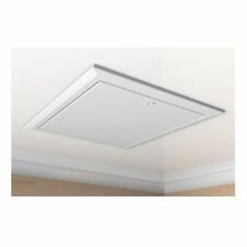 Timloc 1169 Insulated Plastic White Hinged Loft Access Door / Hatch Made in UK