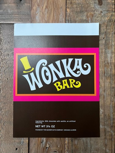 Wonka bar wrapper best - bar,