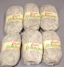 EMU ARAN FOLKLORE WOOL YARN KNITTING 6 PACKS X 50G OATMEAL NATURAL
