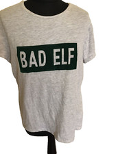 Primark Grey T-Shirt Bad Elf