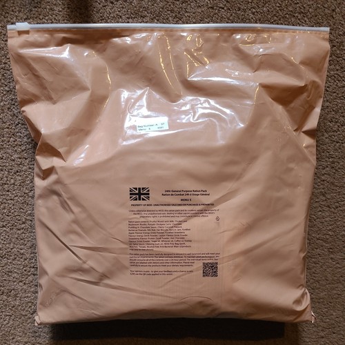 British army 24hr ration pack - army,