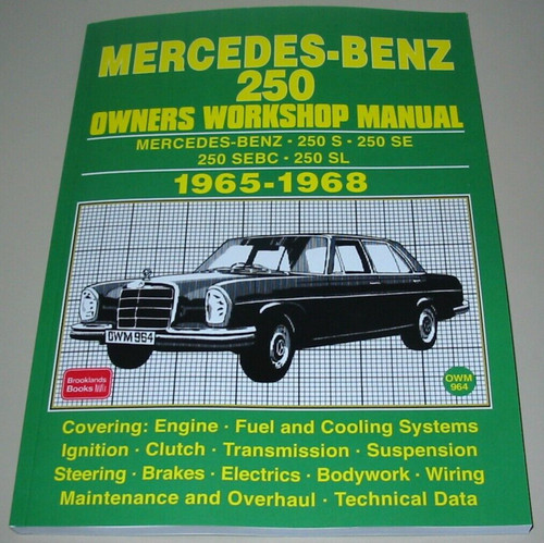 Repair manual mercedes 250 - repair,