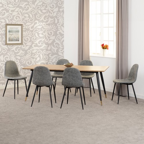 Hamilton large dining set oak - hamilton,