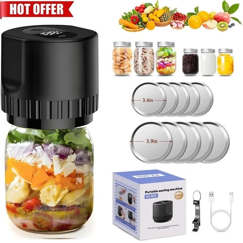 Electric mason jar vacuum - electric,