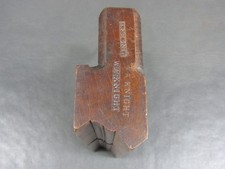 Wooden moulding plane cove & ovolo vintage old tool by Vincent