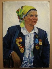 Ukrainian Soviet Oil Painting