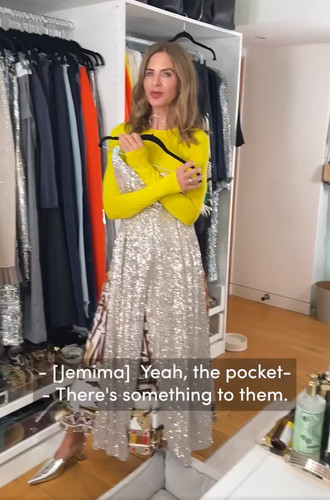 Topshop trinny silver sequin - trinny,