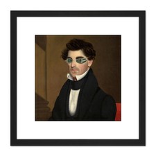 Wade Portrait Nathaniel Olds Square Framed Wall Art 8X8 In