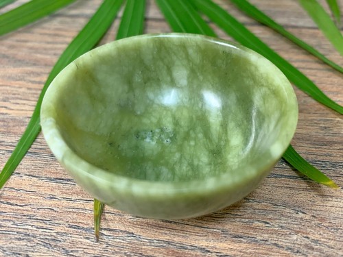 Serpentine bowl natural stone - natural,