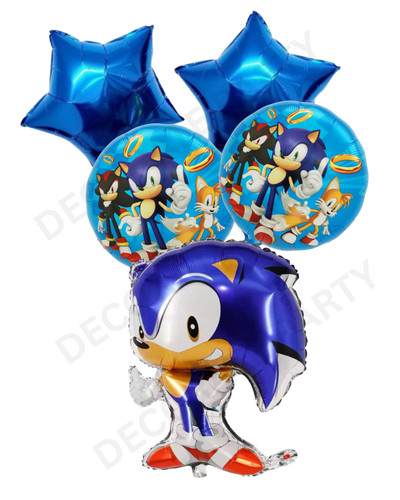 Sonic the hedgehog balloons - the,