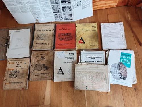 Various allis chalmers manuals - allis,