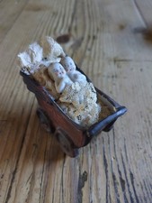 Antique Bisque Twin Babies in Pram