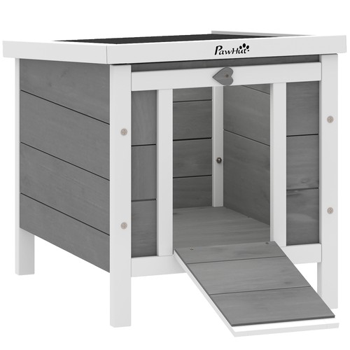 Pawhut rabbit hutch bunny - pawhut,