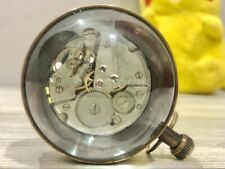 Mechanical Watch Antique Brass Ball Desk Clock Vintage Table Top Decorative Gift