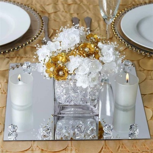 Wide square mirrors party - 8",