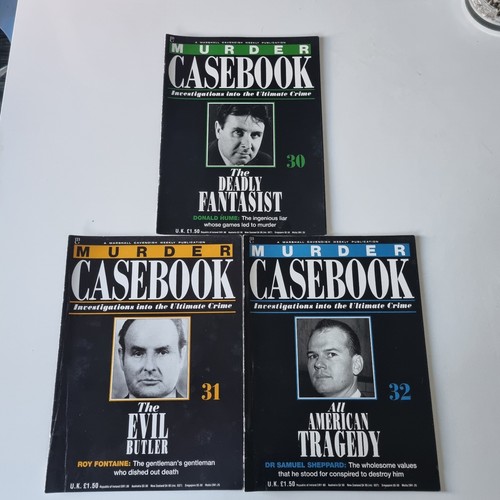 Murder casebook magazine - murder,