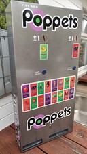 Poppets Chocolate Vending Machine; Fully Working on £1;  Candy Snack Mancave Bar