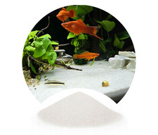30kg Aquarium Sand Fish Tank White Gravel Substrate NATURAL SILICA 0,5-1,2mm